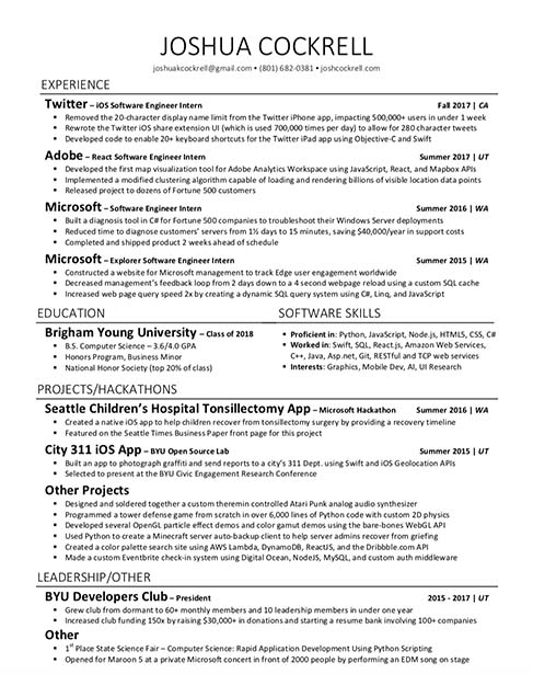 where can i download a free resume template